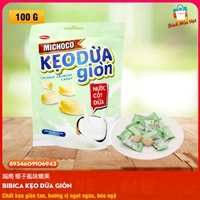 Kẹo Dừa Giòn BIBICA MICHOCO (Gói 100g)